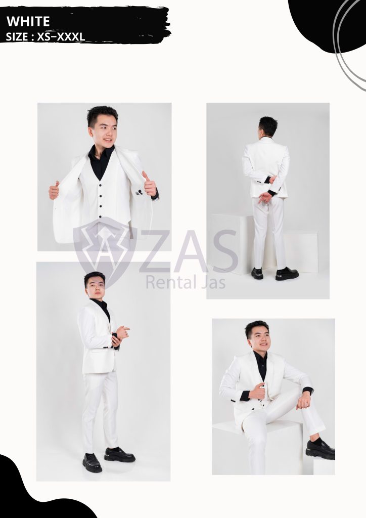 white minimal collage fashion catalog a4 document